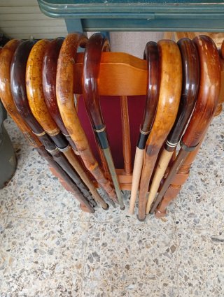 Lote de bastones antiguos