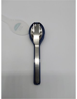 Mepal - Juego de Cubiertos de 3 Piezas Ellipse - Cuberteria para llevar - Consta de cuchillo - tenedor y cuchara - Set de Cubiert