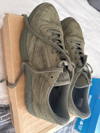 Zapatillas Reebok Ante Verde Oscuro