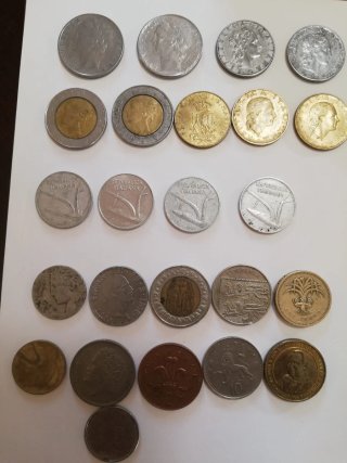 Lotto di monete da collezione