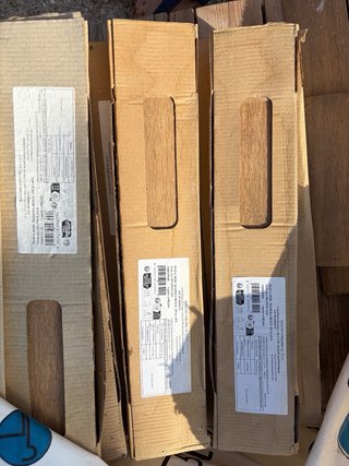 Rodapié Cerámico Madera Beige 8x45cm