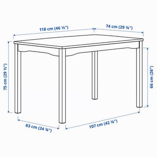 Mesa y 4 Sillas Comedor IKEA