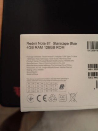 Xiaomi Redmi Note 8T Azul