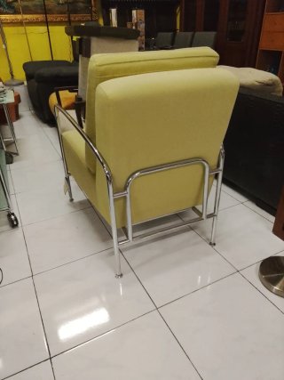 Butaca moderna tela y metal