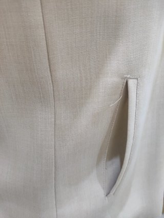Chaqueta tipo cazadora beige