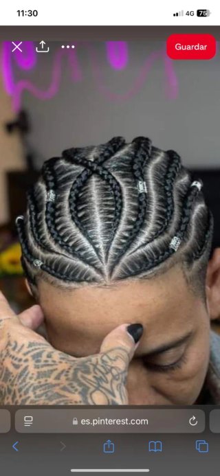 Trenzas y extensiones de pelo confección pelucas