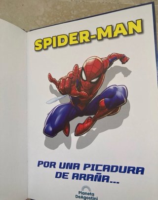 Spider-Man lot libro y muñeco