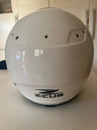 Casco Moto Zeus Blanco XL