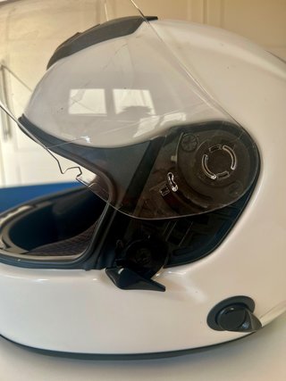 Casco Moto Zeus Blanco XL