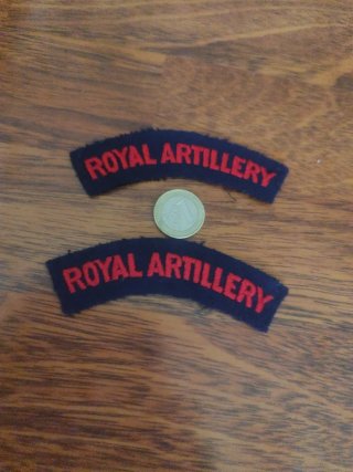 Insignias Royal Artillery II Guerra Mundial