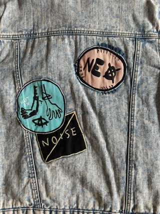 Chaqueta vaquera con parches
