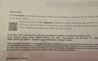 Bioloxía e xeoloxía, 1 ESO, Galicia, Operación ...