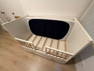 Cuna convertible en cama Ikea