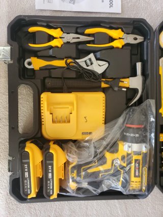 NUEVO!Taladro Atornillador + Kit Herramientas