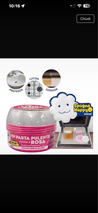 Irge Pasta Pulente con Spugna Rosa