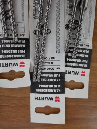 Brocas SDS Plus Würth Zebra (8 unds)
