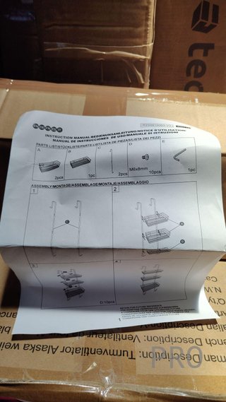 Estantería de ducha para colgar, 3 estantes
