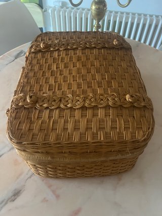 Cesta mimbre bebé o picnic