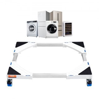 Soporte Universal para Mini Nevera, Soporte Ajustable para Refrigerador con Ruedas Suaves, Base Multifuncional para Lavadora y Secadora, Expandible de 381-615 mm