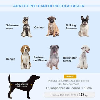 Cama para Perros de Interior, Sofá para Gatos o Perros de Tamaño Pequeño y Mediano Máx. 22.5Kg, en Terciopelo Azul