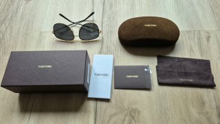 Gafas de sol Tom Ford Hombre Negro/Dorado