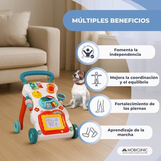 Andador bebé con actividades