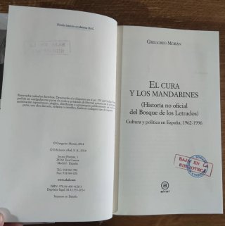 El cura y los mandarines (2014) Gregorio Morán
