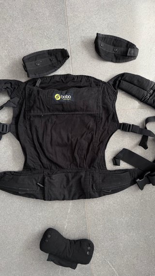 Mochila Porta Bebé Boba Negra