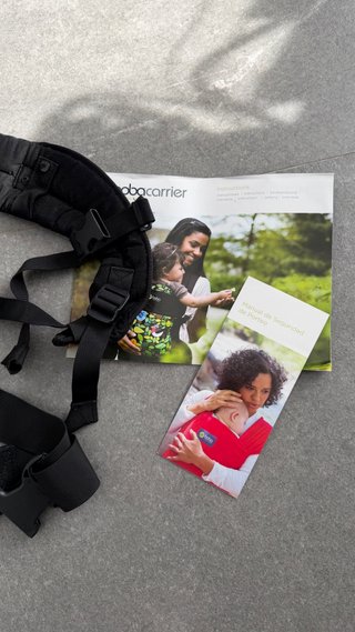 Mochila Porta Bebé Boba Negra