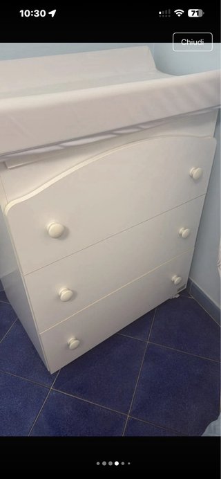 Fasciatoio Erbesi bianco