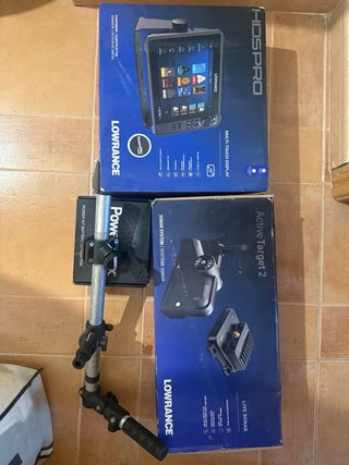 SONDA LOWRANCE HDS10PRO Y ACTIVE TARGET 2