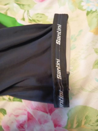 Maillot Ciclismo Santini Negro y Verde