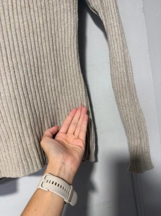 Jersey Mango Beige Manga Larga
