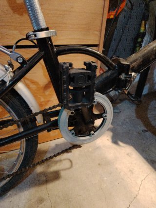 Bicicleta Plegable Negra