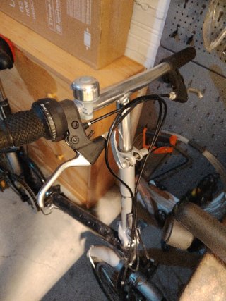 Bicicleta Plegable Negra