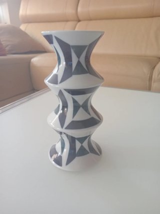 Jarrón Sargadelos azul y blanco