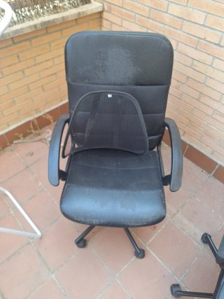 Silla de oficina Ikea negra