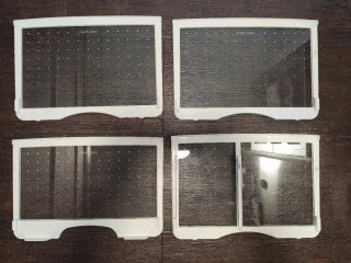 4 Bandejas baldas de cristal templado teka/ balay