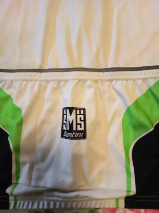 Maillot Santini verde y blanco
