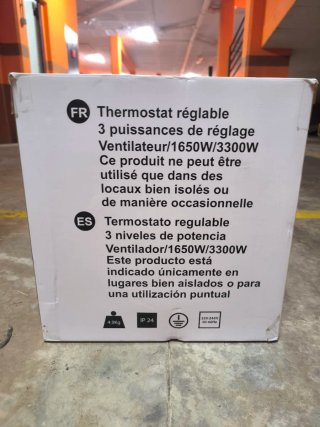 Calefactor cañón de calor 3300W