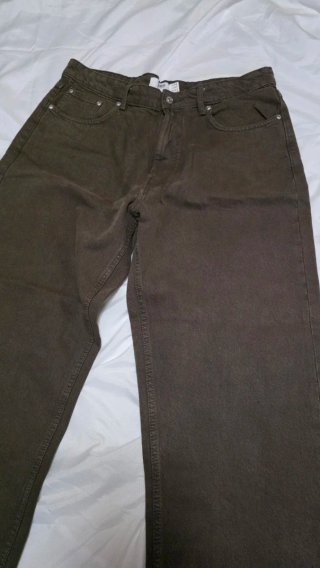 Vaqueros marrones baggy fit Pull&Bear Talla 46