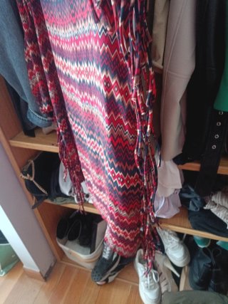 Vestido Zara Étnico Multicolor Talla S