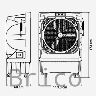 Climatizador 150L Modo Frío y Evaporación - TULUM PLUS 90150