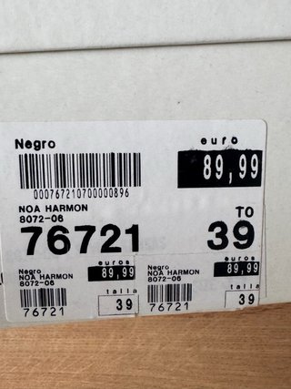 Botines Noa Harmon Negros Tacon Tachuelas