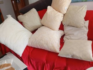 Lote 8 cojines decorativos 4€