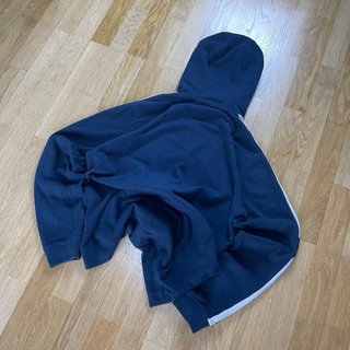 Sudadera con Capucha Hermès Zip-Up - Azul Marino