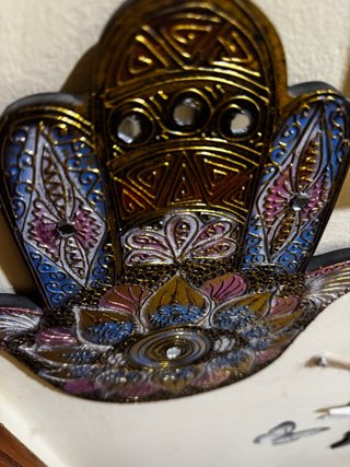 Mano de Fátima Decorativa Colgante