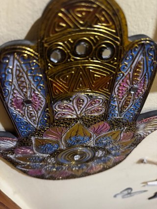 Mano de Fátima Decorativa Colgante