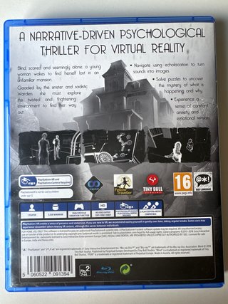 Blind PS4 PSVR Juego Terror