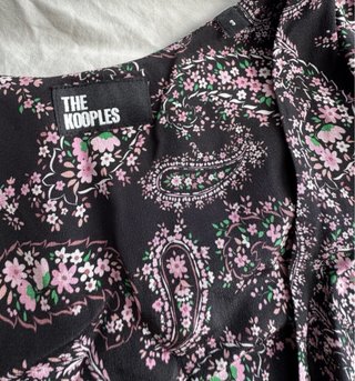 Vestido seda The Kooples floral